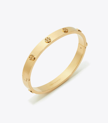 Tory Burch Icon Hinge Bracelet - Tory Gold