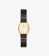 Ivory/Gold/Black Croc