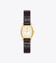 Ivory/Gold/Black Croc