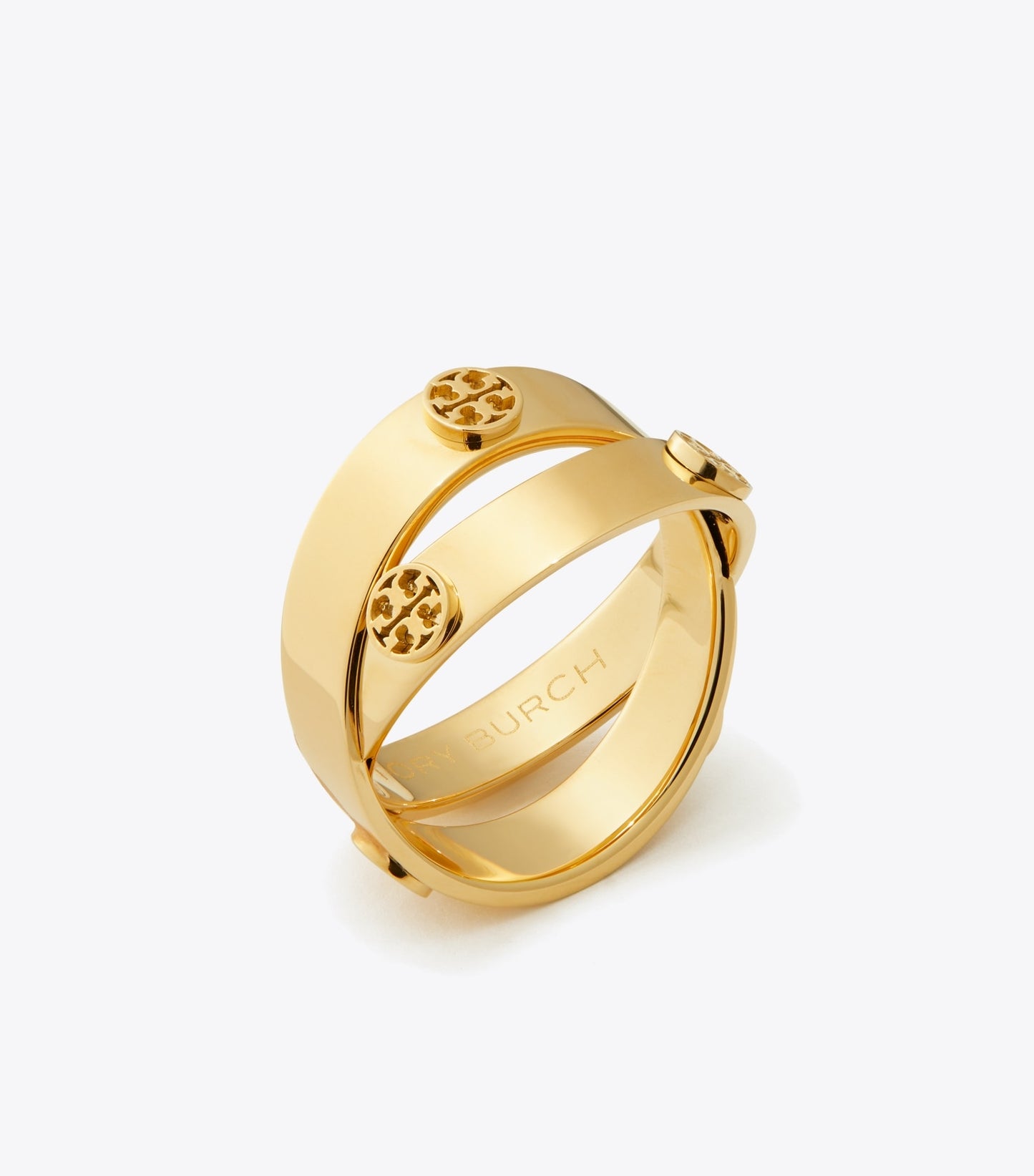 Tory Burch Icon Double Ring - Tory Gold