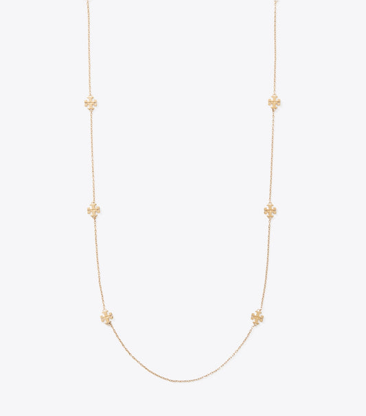 Tory Burch Icon Long Necklace - Tory Gold