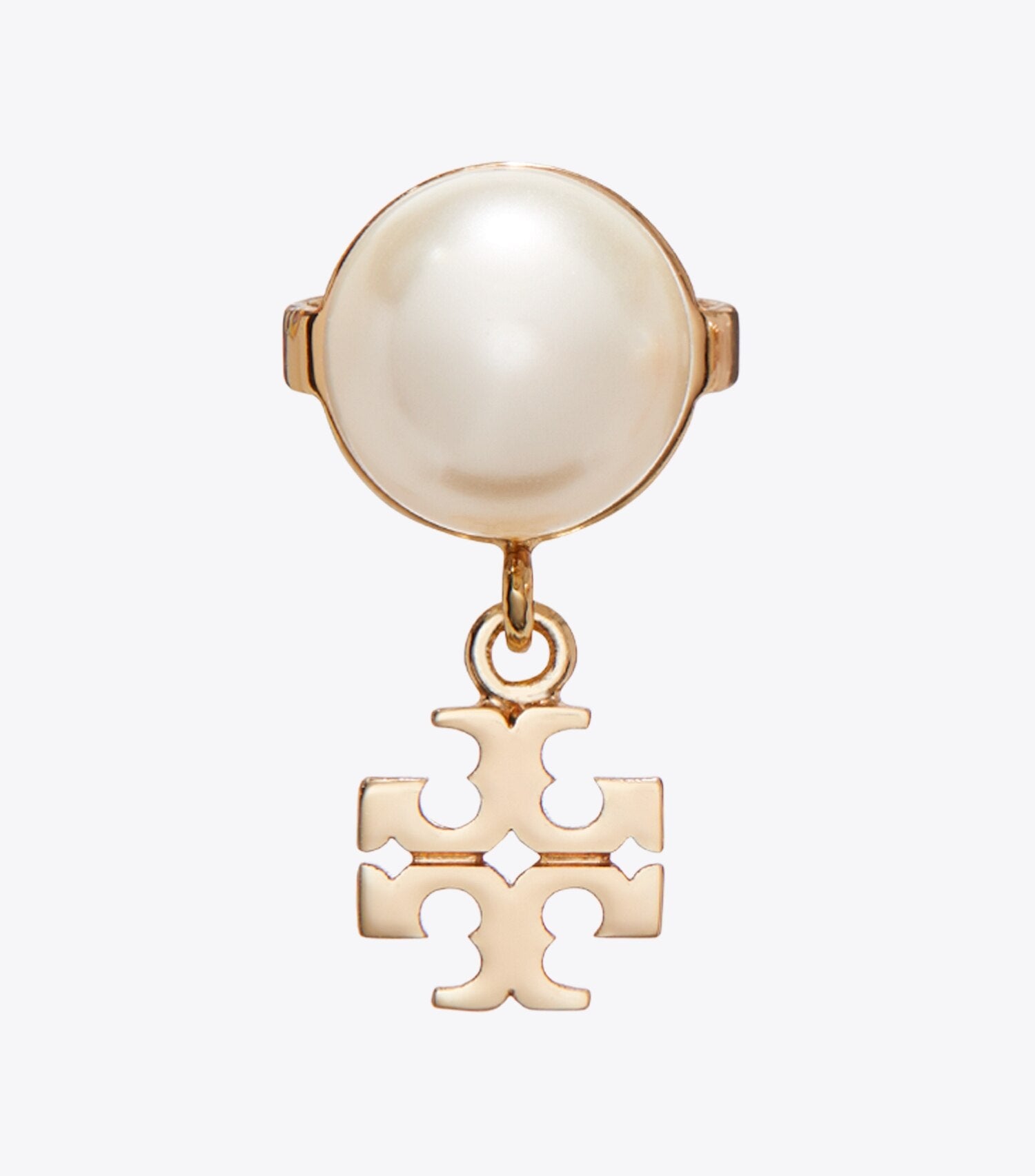 Tory Burch Small Moondance Stud Earrings - Tory Gold / Cleam