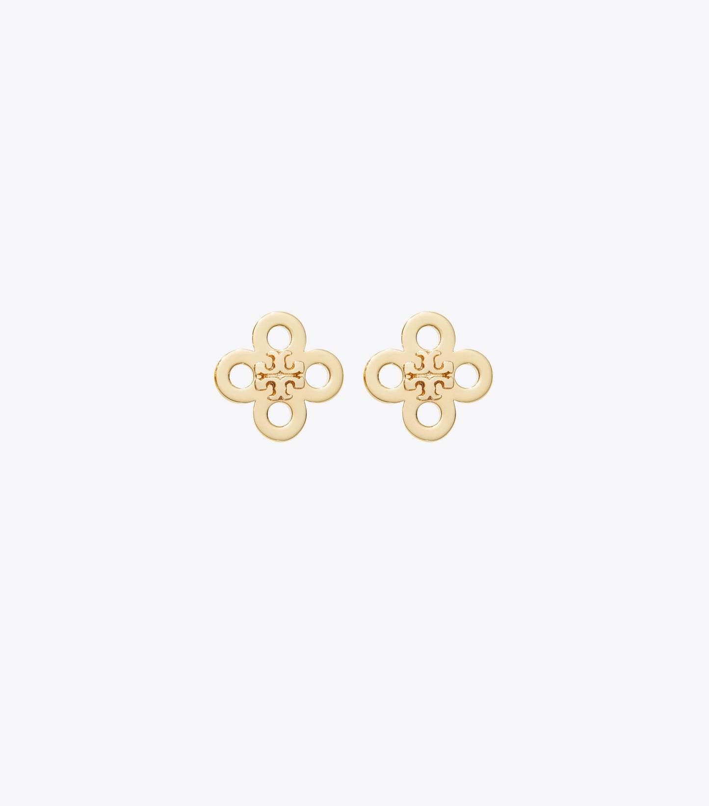 Tory Burch Forget Me Not Clover Stud Earring - Tory Gold