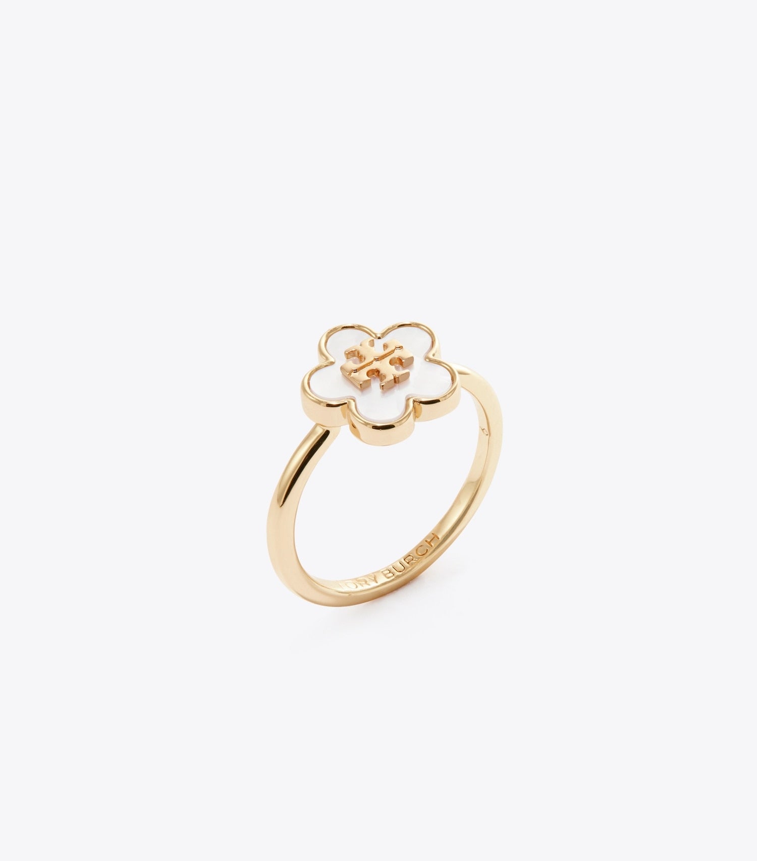 Tory Burch Forget Me Not Ring - Tory Gold / Mother Of Pearl
