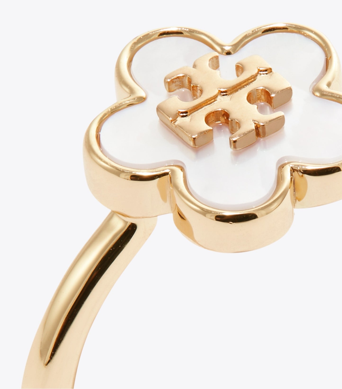 Tory Burch Forget Me Not Ring - Tory Gold / Mother Of Pearl
