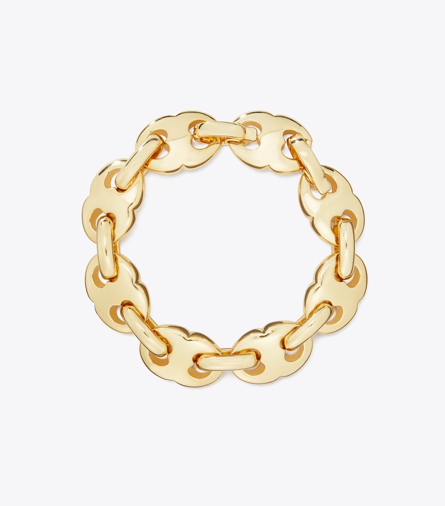 Tory Burch Gemini Link Bracelet - Light Brass