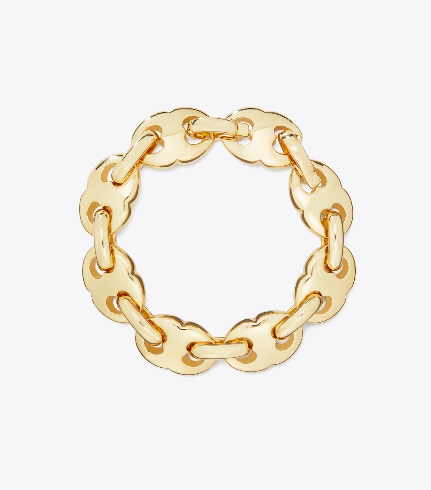 Tory Burch Gemini Link Bracelet - Light Brass