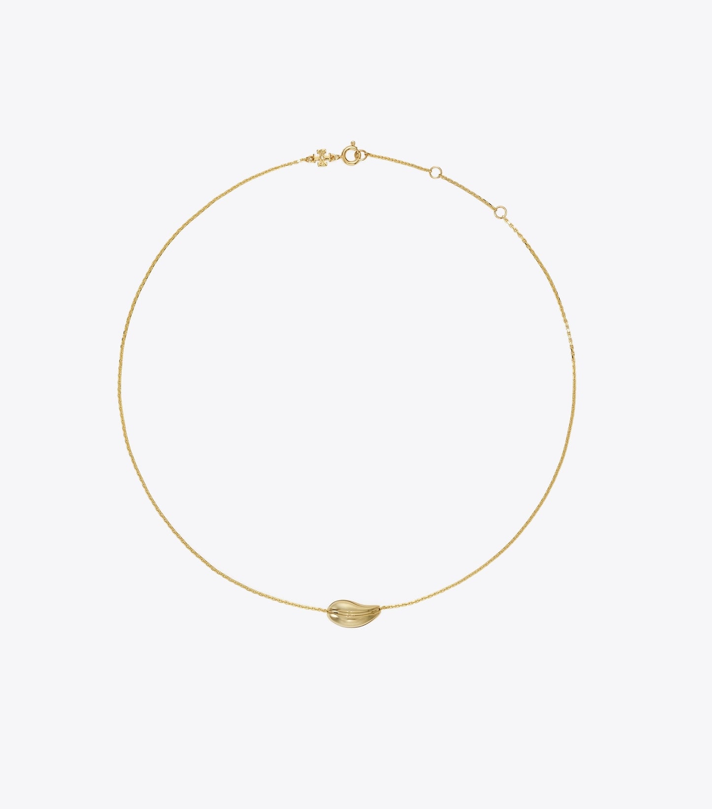 Tory Burch Small Pierced Pendant - Light Brass