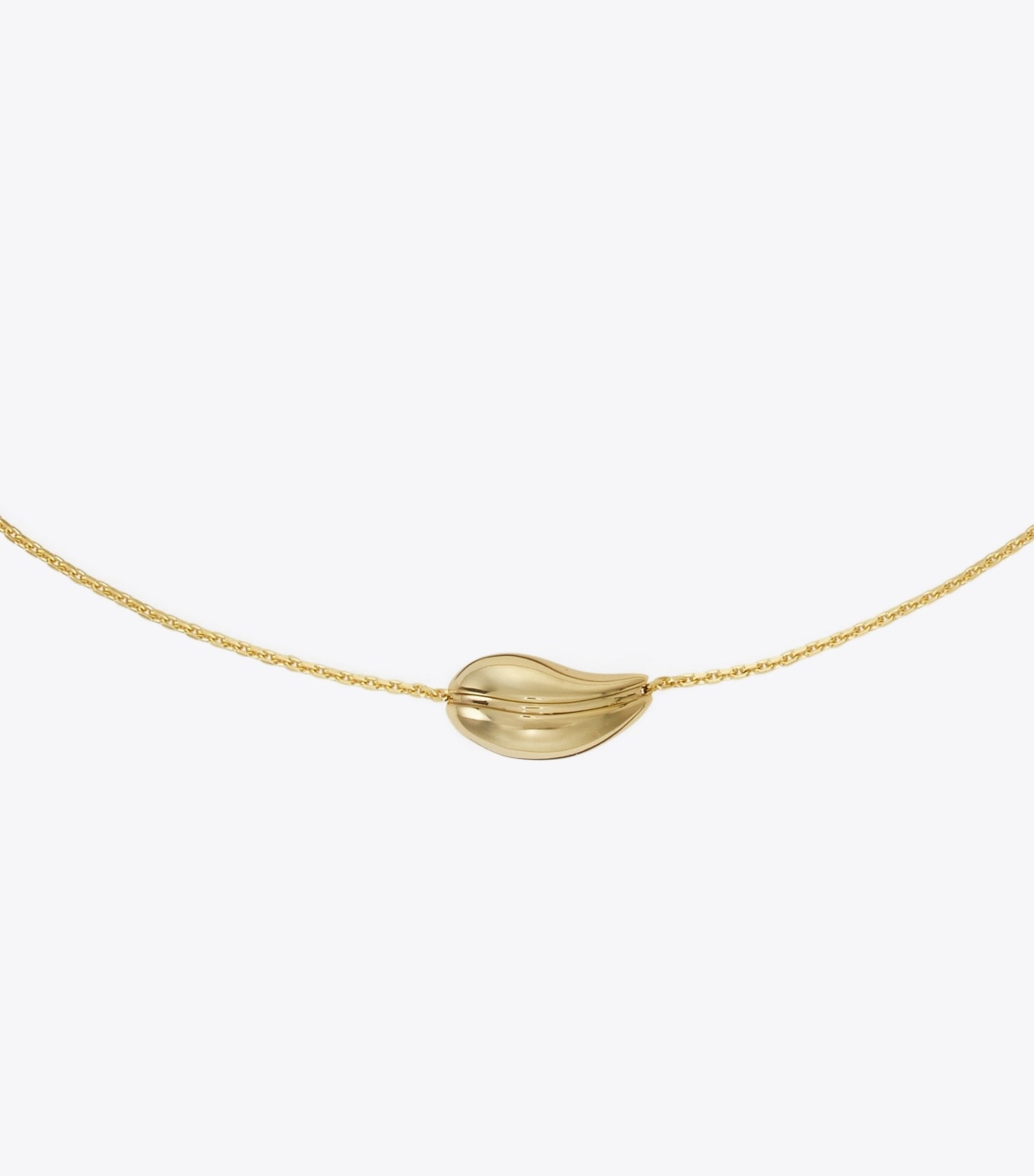 Tory Burch Small Pierced Pendant - Light Brass