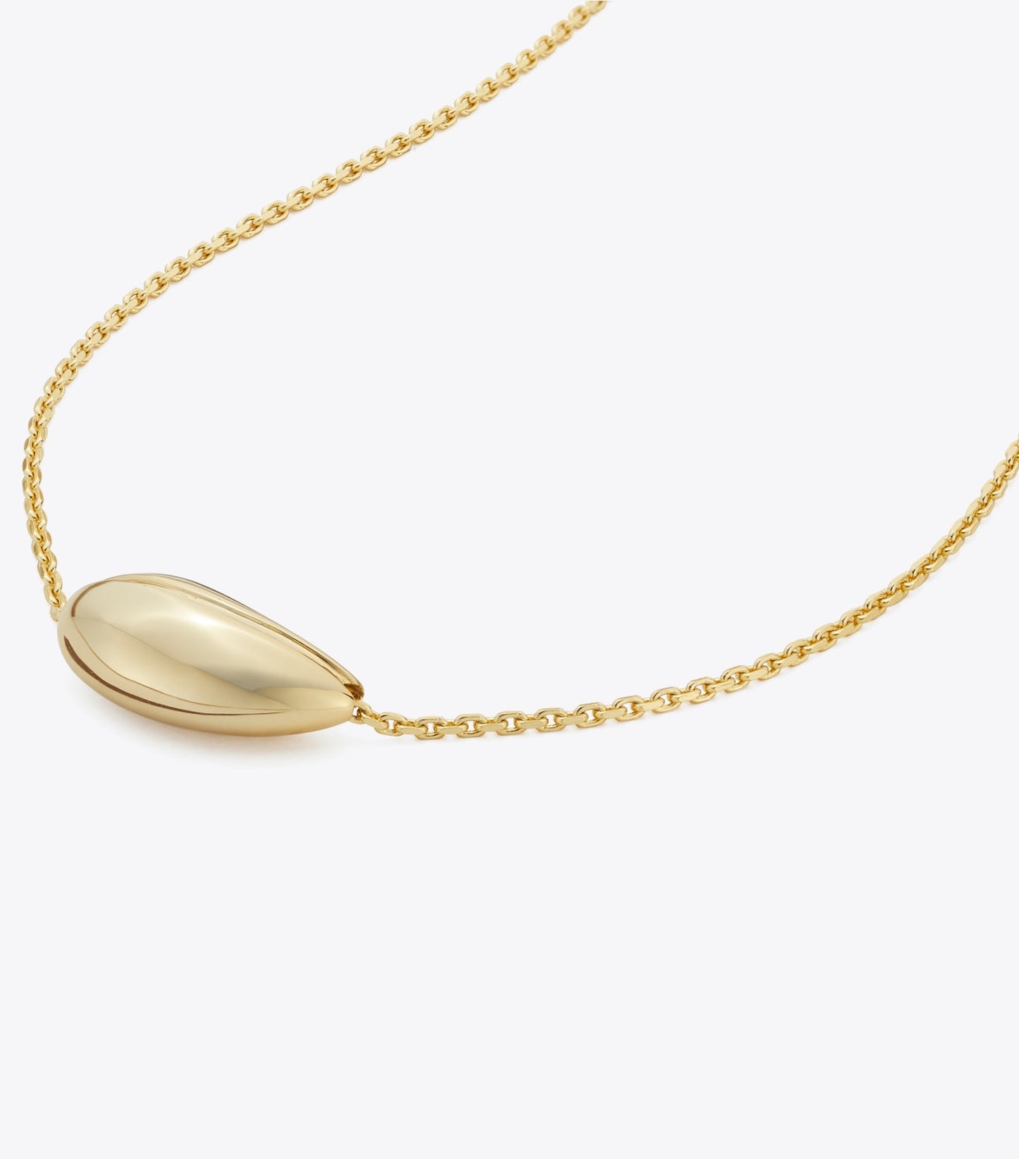 Tory Burch Small Pierced Pendant - Light Brass