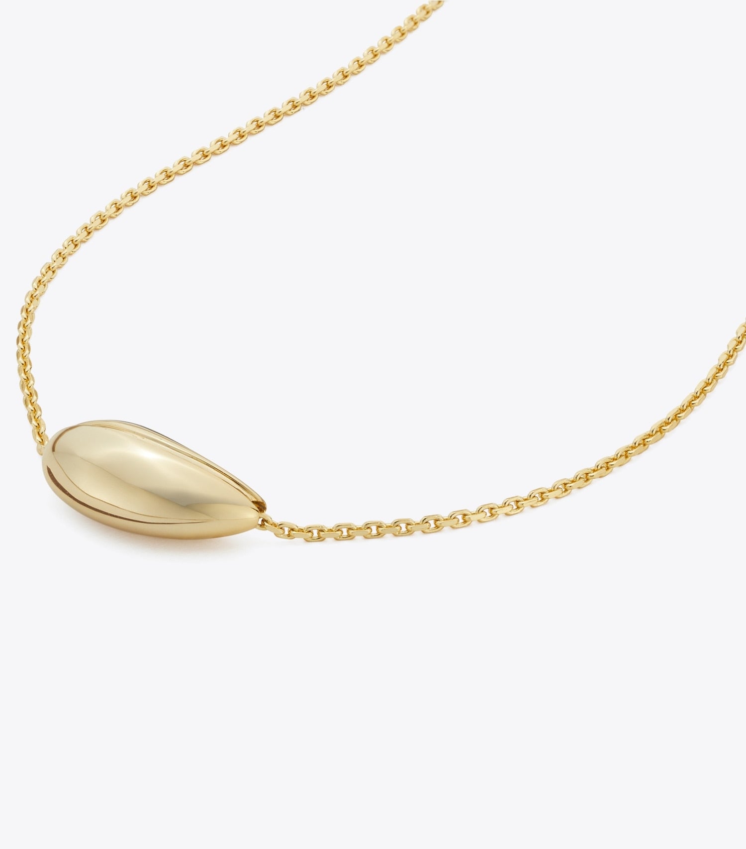 Tory Burch Small Pierced Pendant - Light Brass
