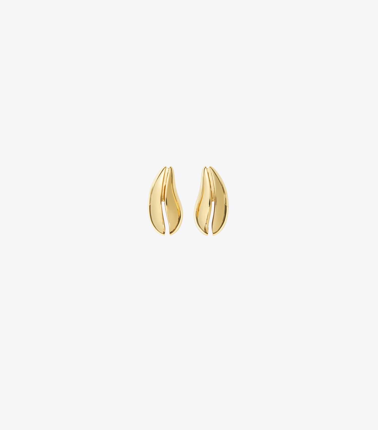Tory Burch Mini Pierced Earrings - Light Brass