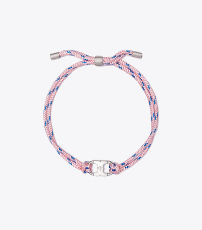 Tory Burch Embrace Ambition Bracelet - Tory Silver / Pink
