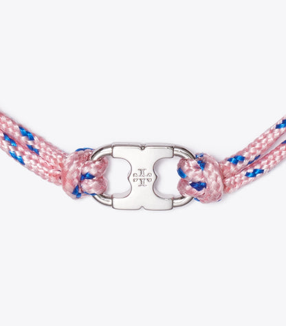 Tory Burch Embrace Ambition Bracelet - Tory Silver / Pink
