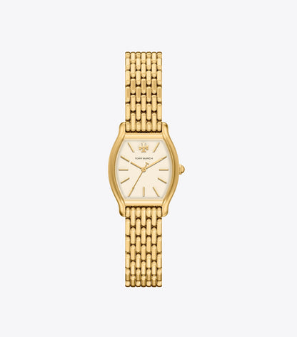 Tory Burch Small Eleanor Curve Watch - Ivory/Gold