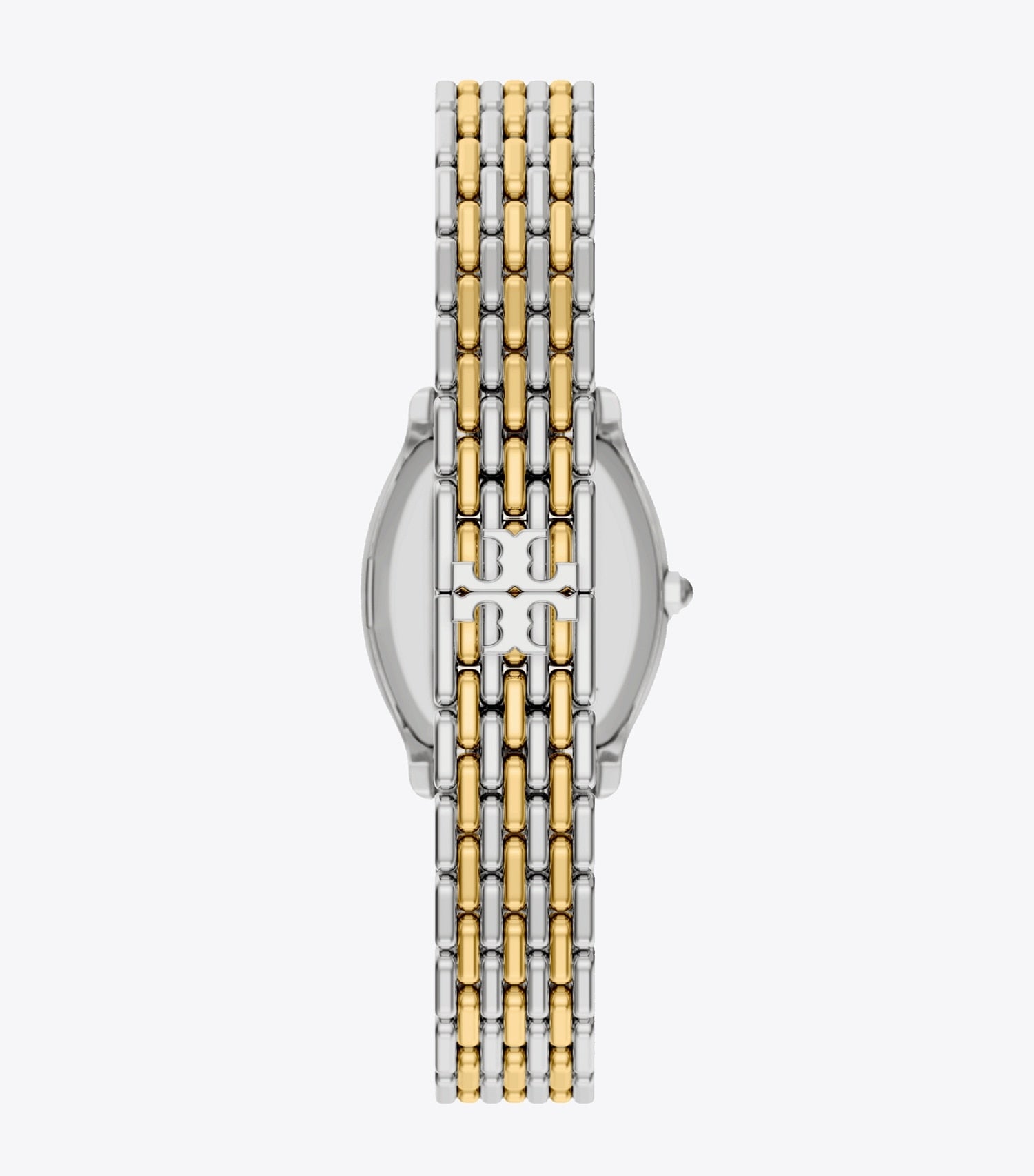 Tory Burch Small Eleanor Curve Watch - Mother-Of-Pearl/Two-Tone