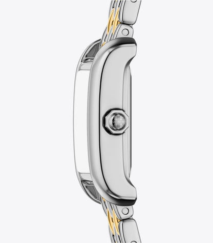 Tory Burch Mini Eleanor Watch - Ivory/Two-Tone