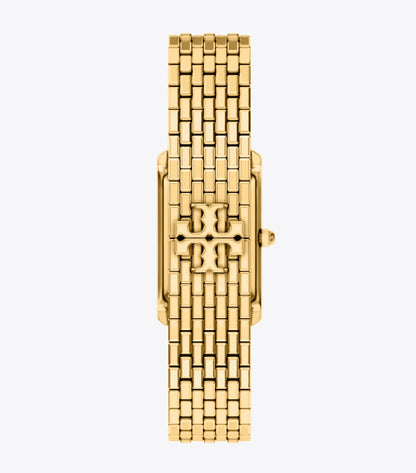 Tory Burch Slim Eleanor Watch - Green Mother-Of-Pearl/Gold