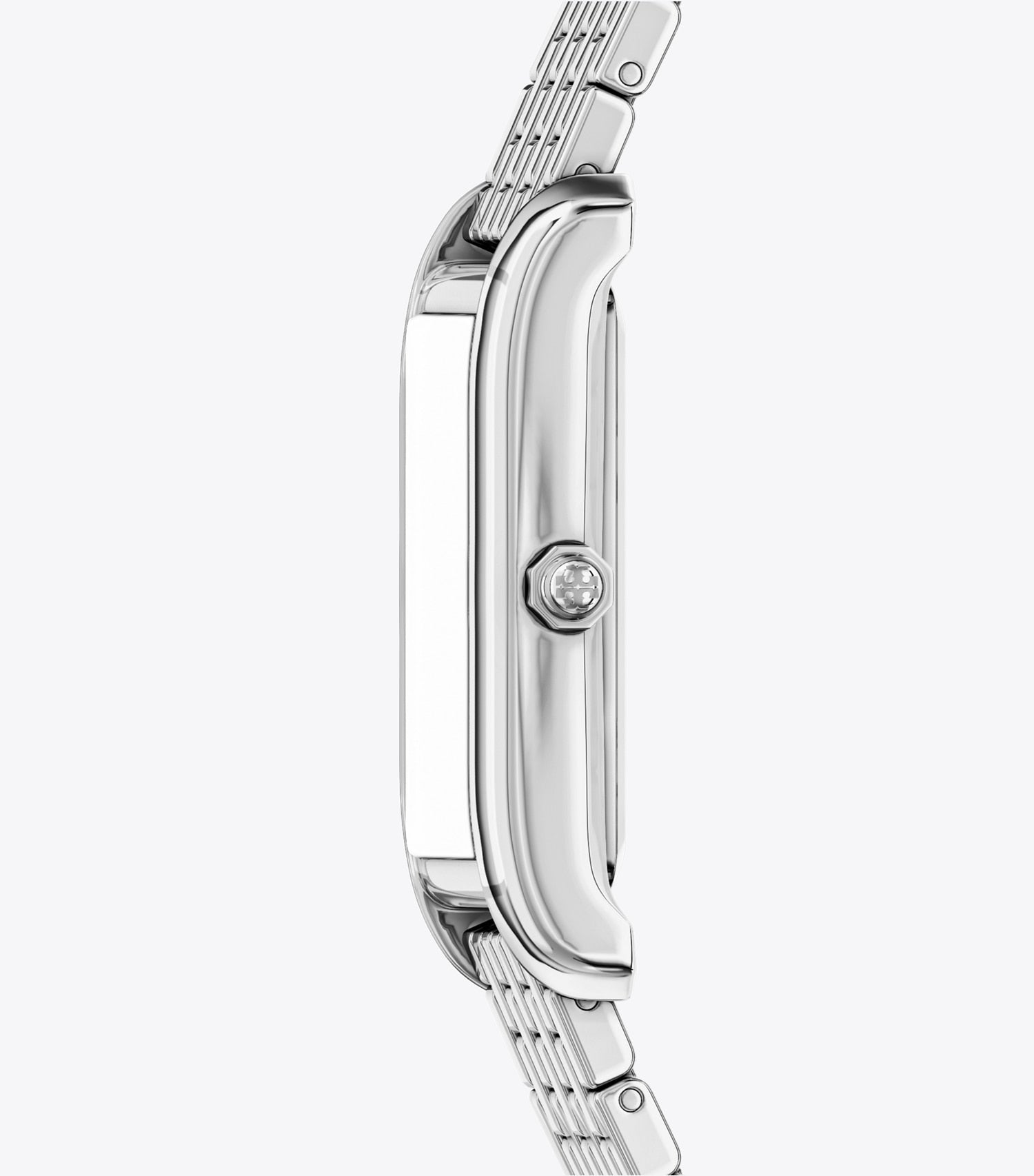 Tory Burch Slim Eleanor Watch - Black Mother-Of-Pearl/Silver