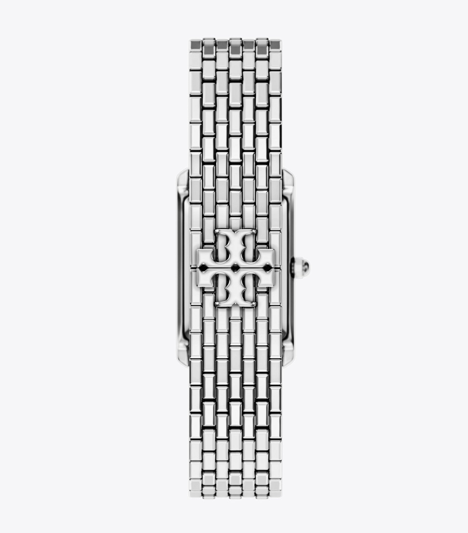Tory Burch Slim Eleanor Watch - Black Mother-Of-Pearl/Silver