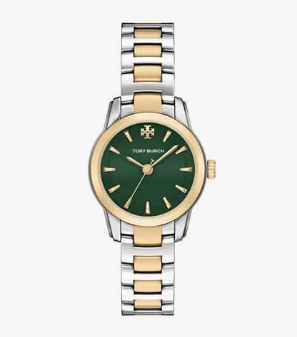 Tory Burch Small Miller Watch - Green/Two-Tone