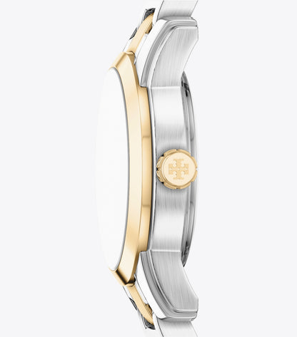 Tory Burch Small Miller Watch - Green/Two-Tone