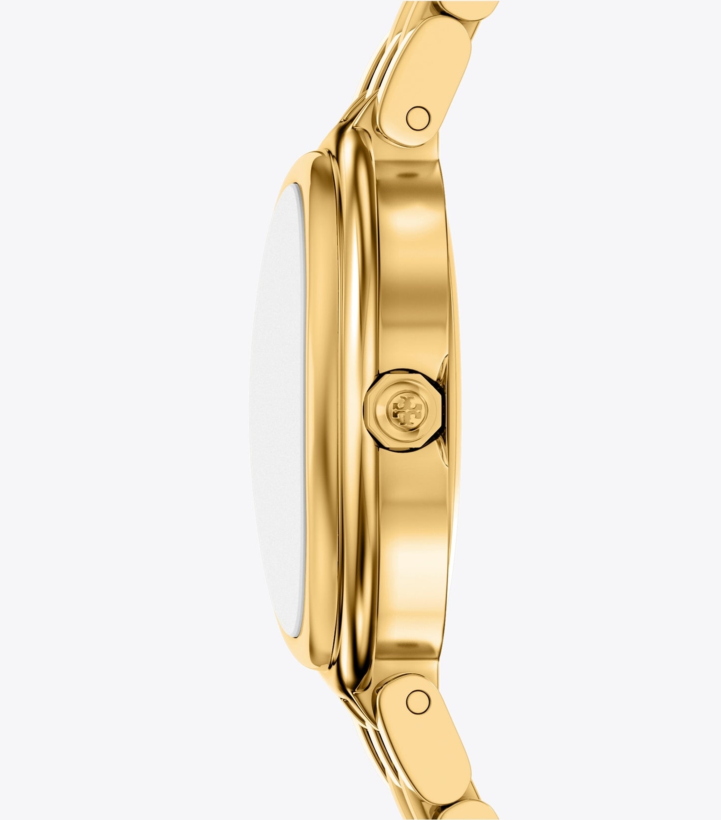 Tory Burch Oval Watch - Chocolate Mother-Of-Pearl/Gold