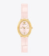 Pink Mother-Of-Pearl/Pink Faux Croc/Gold