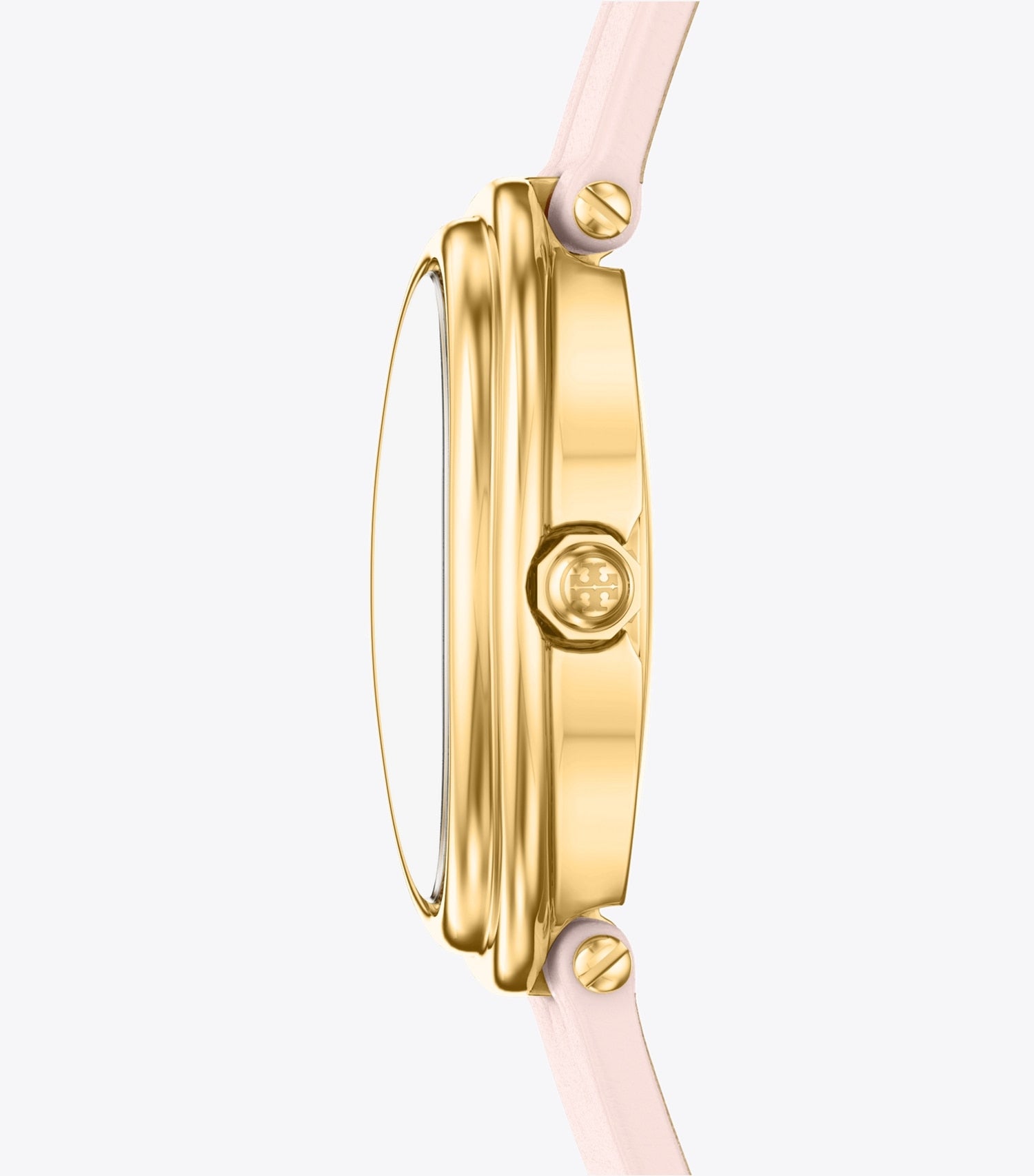 Tory Burch Oval Watch - Pink Mother-Of-Pearl/Pink Faux Croc/Gold
