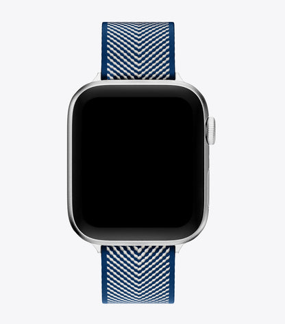 Tory Burch Kira Band for Apple Watch® - Navy Grosgrain