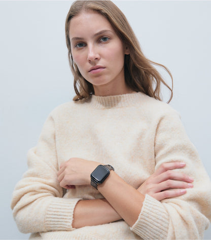 Tory Burch Kira Band for Apple Watch® - Brown Faux Croc