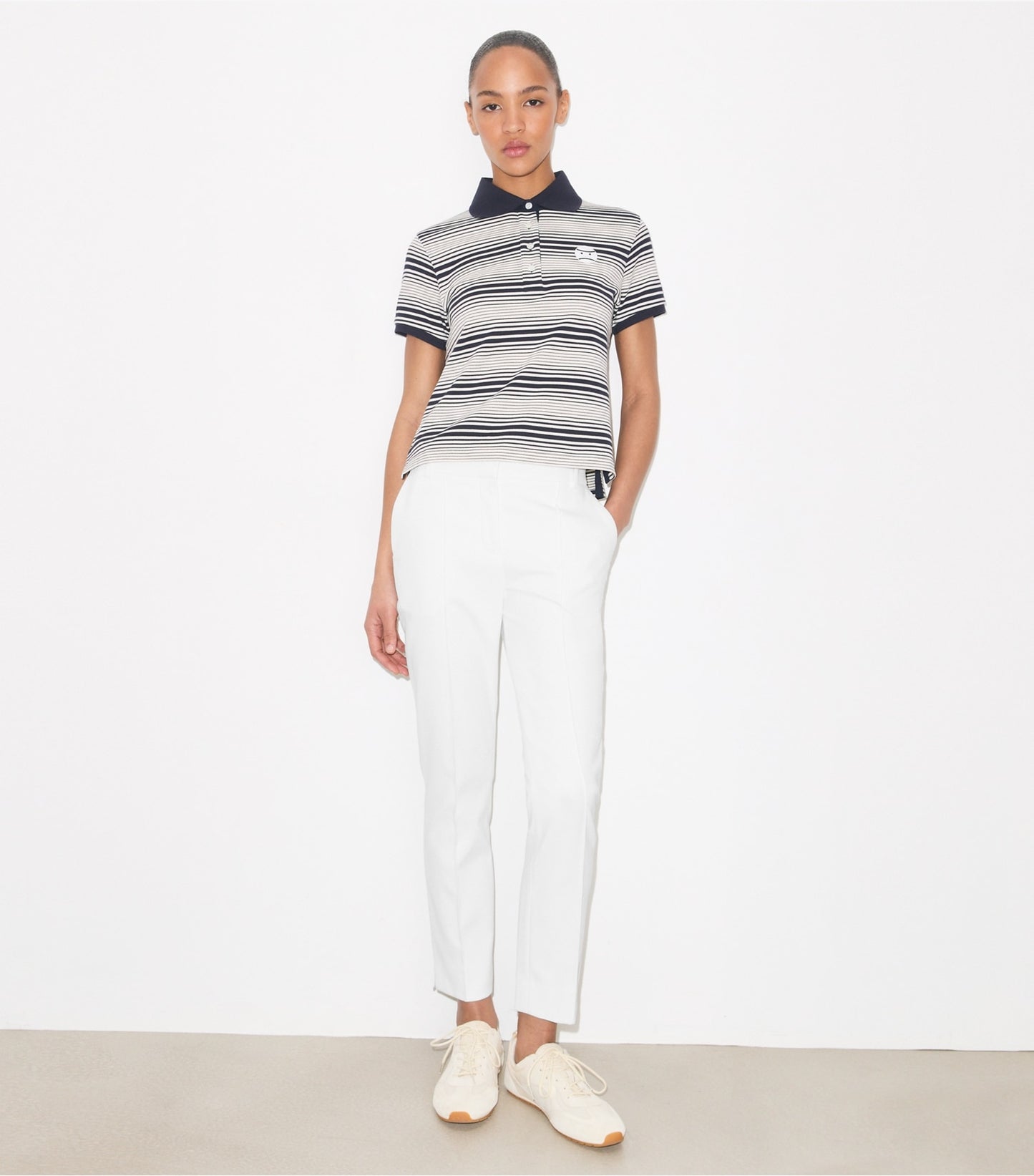 Tory Burch Tech Twill Golf Pant - Snow White