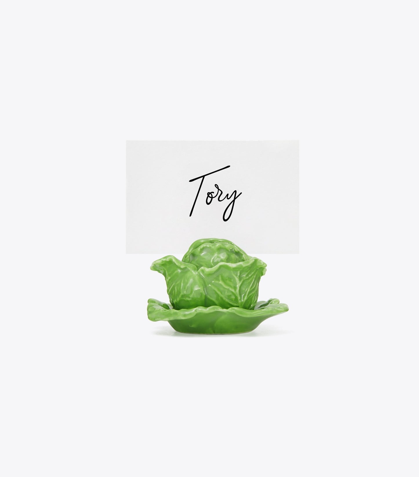 Tory Burch Lettuce Ware Card Holders, Set Of 4 - Green