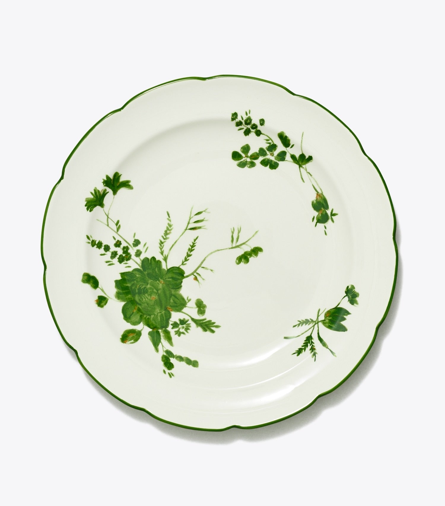 Tory Burch Happy Times Salad Pate, Set Of 4 - New Ivory / Green