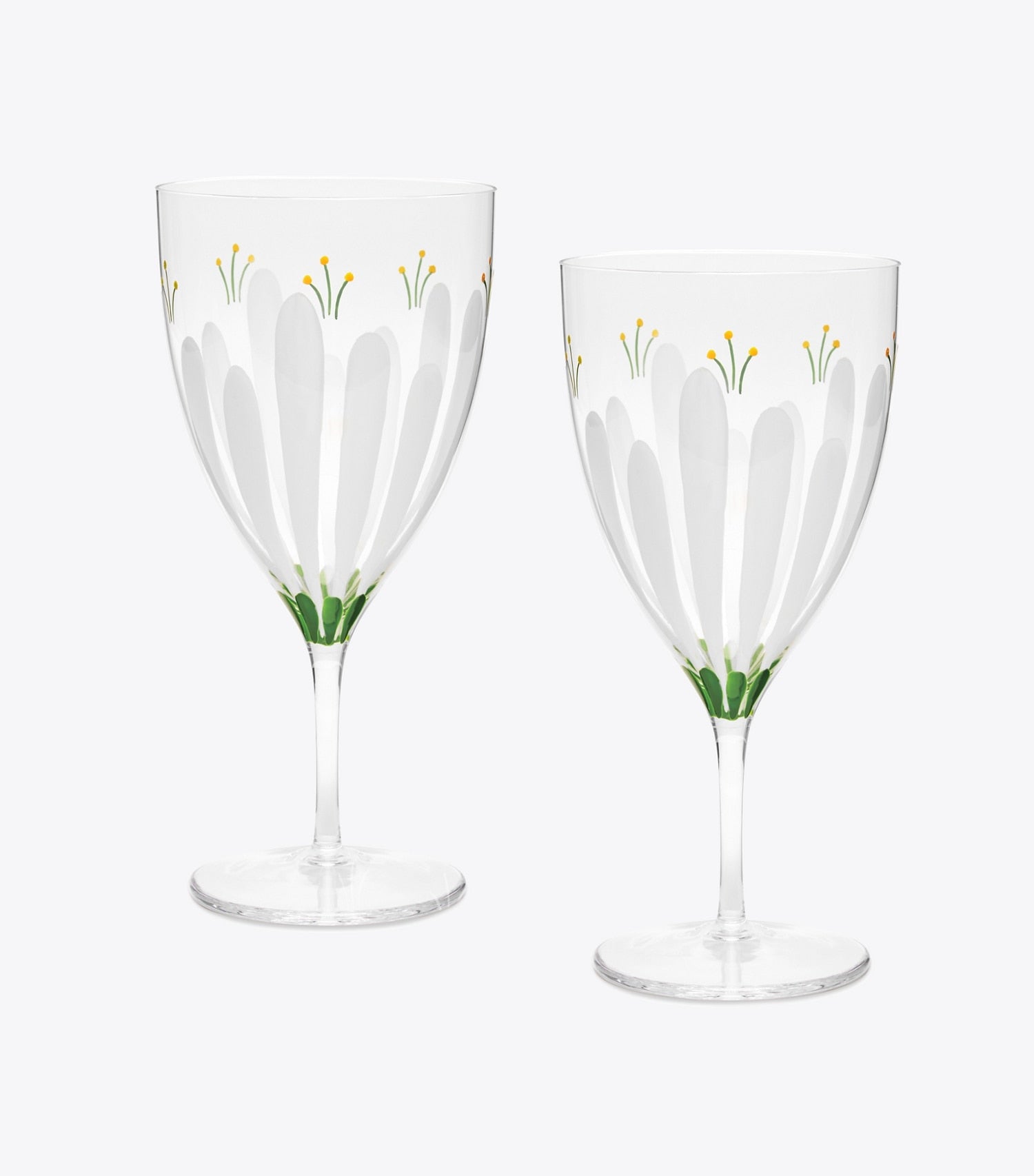 Tory Burch Spring Meadow Water Glass, Set of 2 - Clear