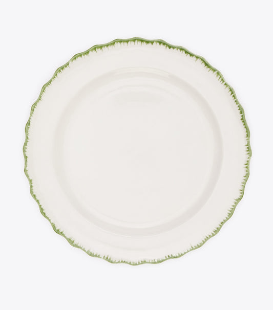 Tory Burch Oiseau Dinner Plate, Set Of 2 - White/Green