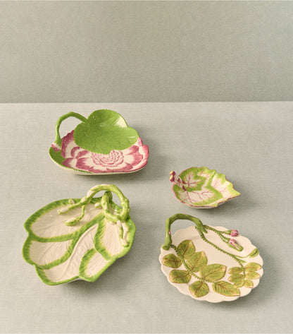Tory Burch Decorative Leaf Plates, Set of 4 - Multi