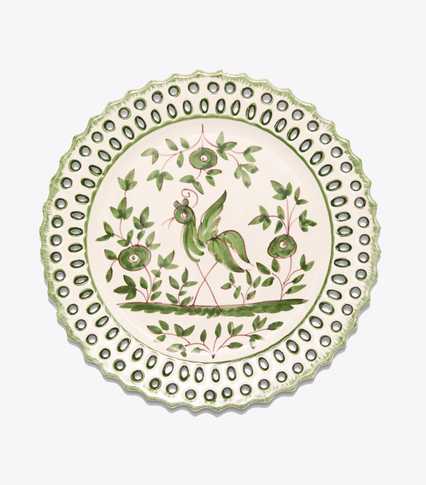 Tory Burch Oiseau Salad Plate, Set Of 4 - Green
