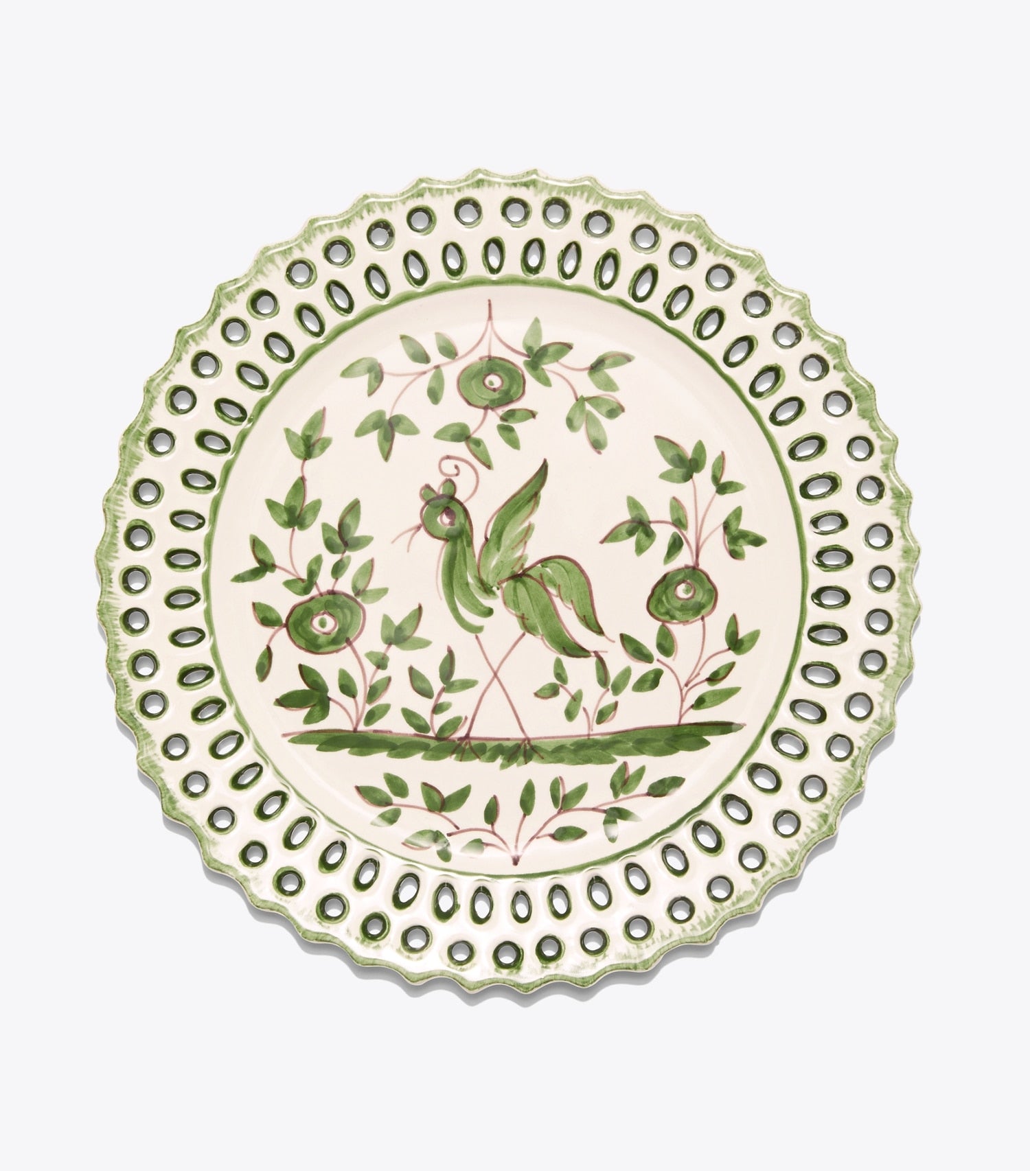 Tory Burch Oiseau Salad Plate, Set Of 4 - Green