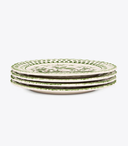 Tory Burch Oiseau Salad Plate, Set Of 4 - Green