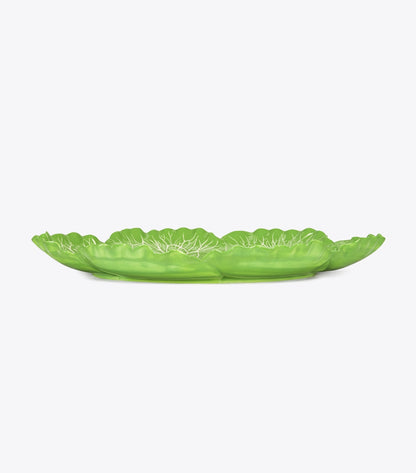 Tory Burch Lettuce Ware Oval Serving Platter - Green