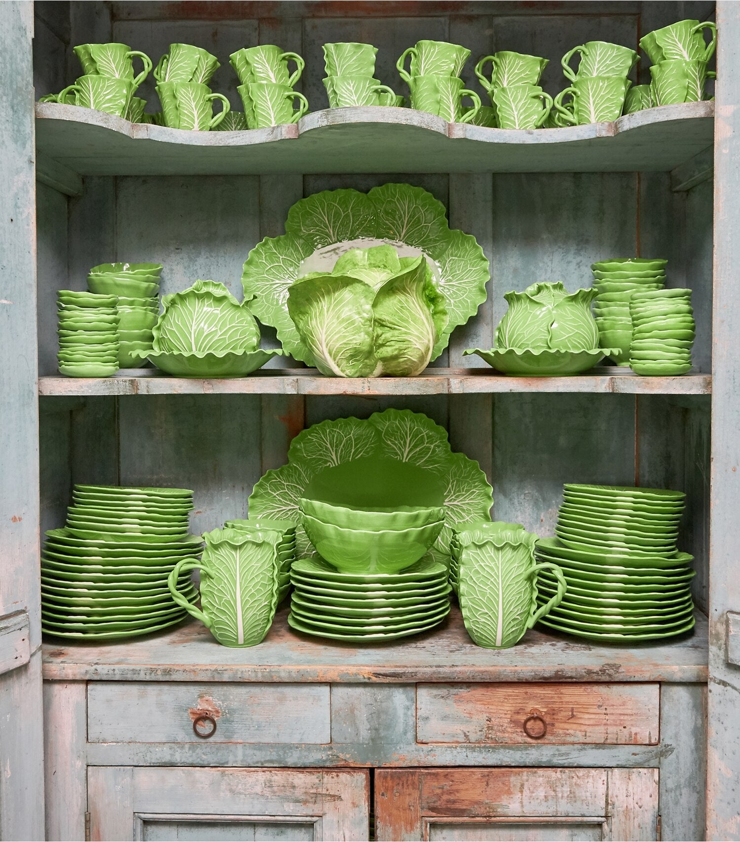 Tory Burch Lettuce Ware Oval Serving Platter - Green