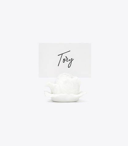 Tory Burch Lettuce Ware Card Holders, Set Of 4 - White