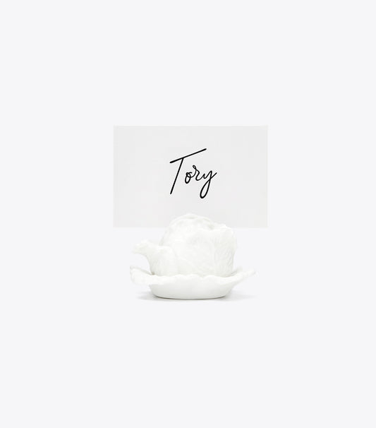 Tory Burch Lettuce Ware Card Holders, Set Of 4 - White