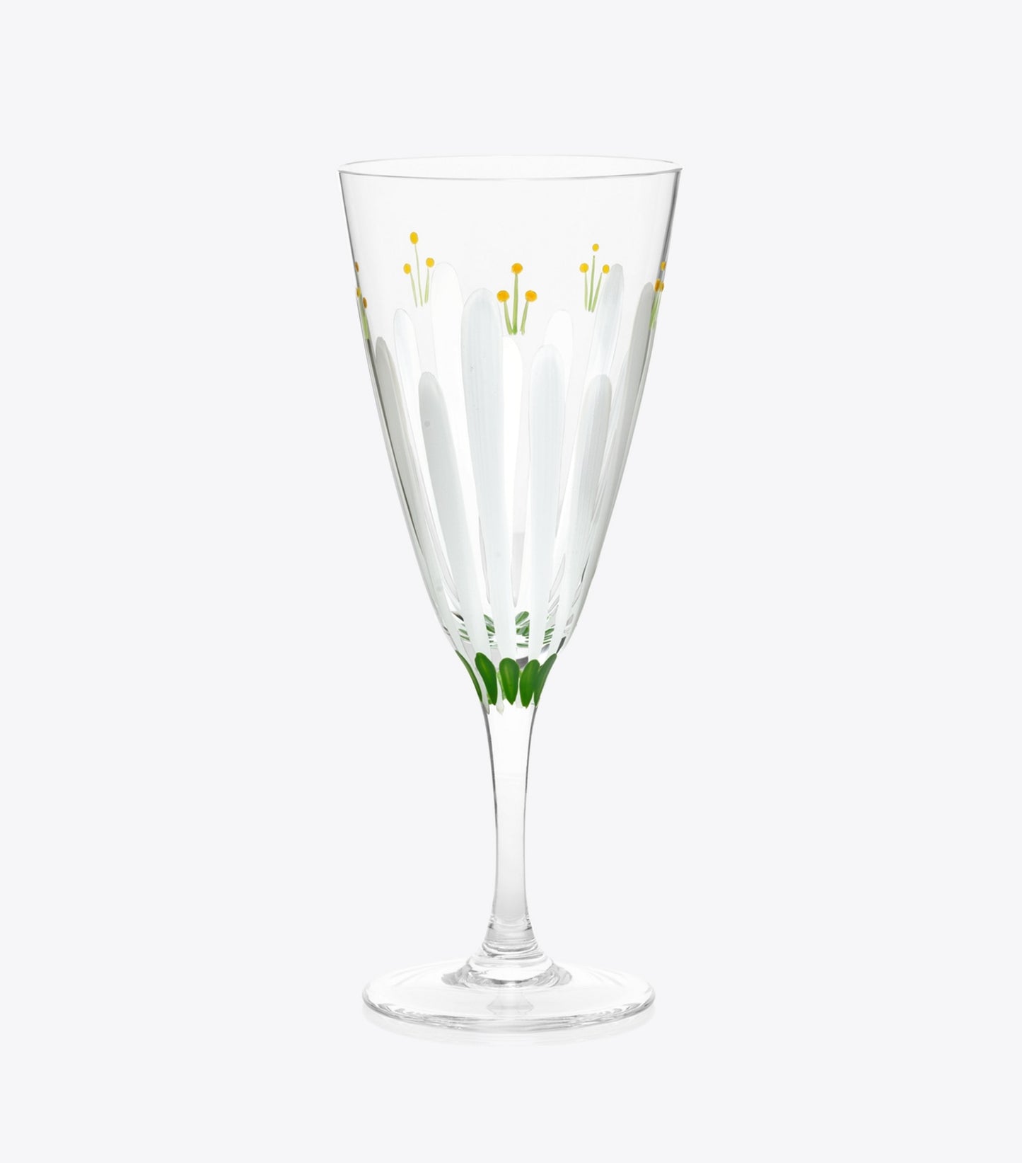 Tory Burch Spring Meadow Champagne Flute, Set of 2 - Clear/Multi