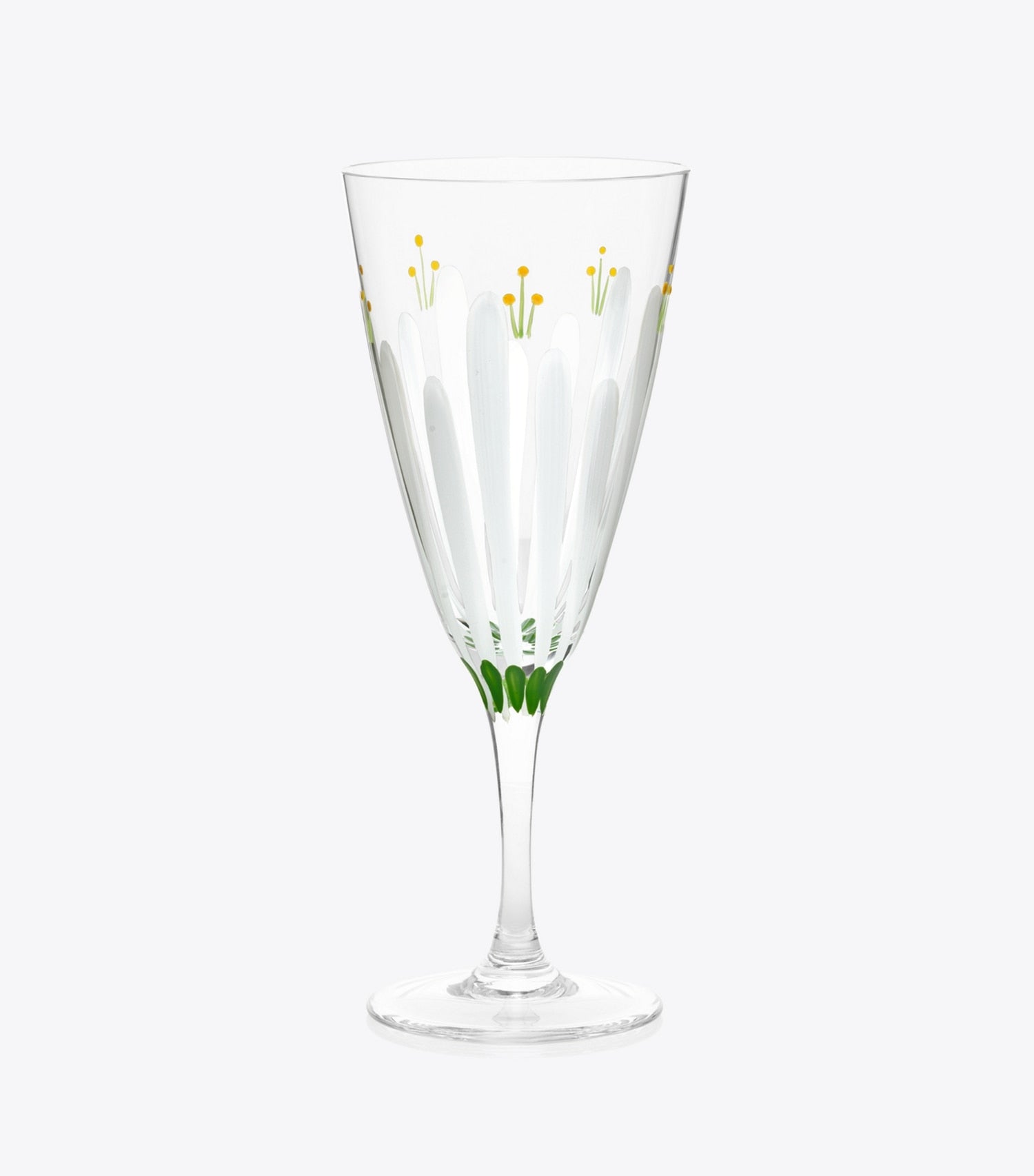 Tory Burch Spring Meadow Champagne Flute, Set of 2 - Clear/Multi