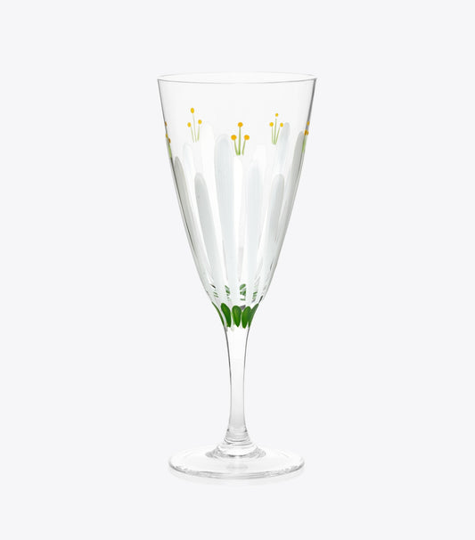 Tory Burch Spring Meadow Champagne Flute, Set of 2 - Clear/Multi