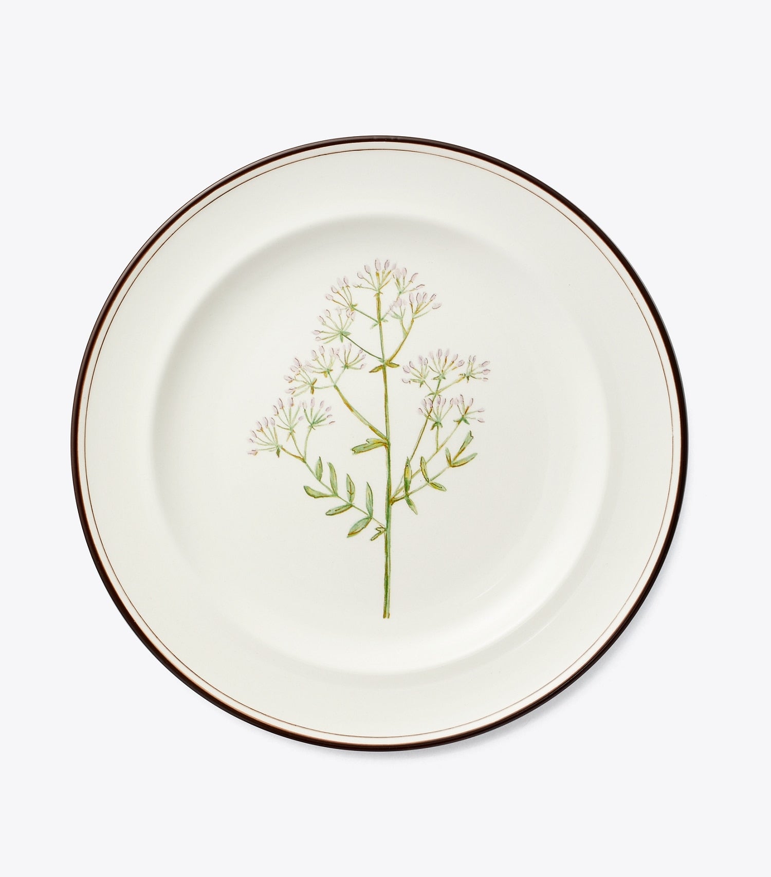 Tory Burch Lilac Flower Salad Plates, Set of 4 - White