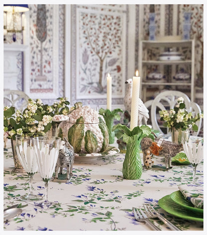 Tory Burch Lettuce Ware Candlestick, Set of 2 - Green