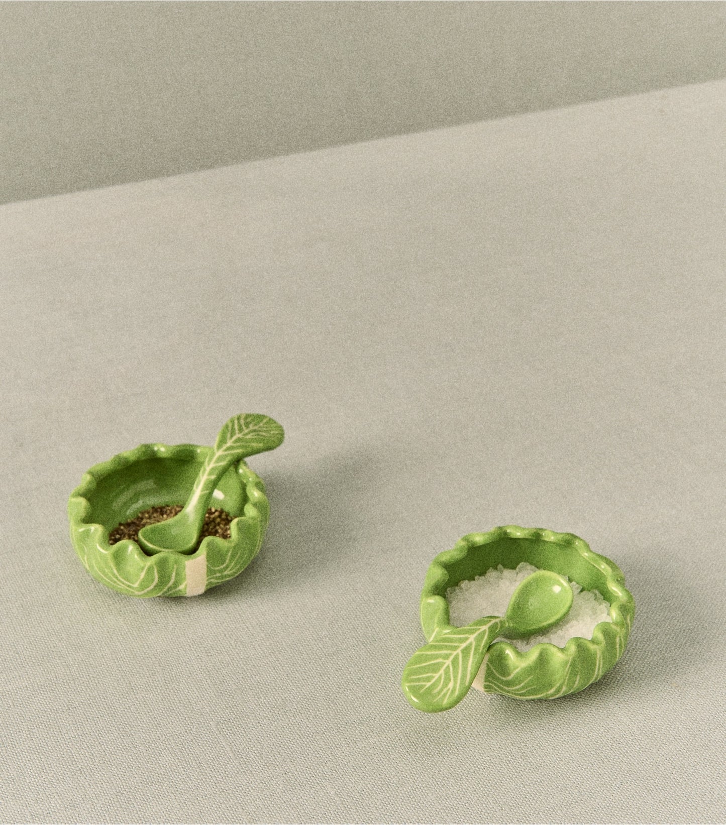 Tory Burch Lettuce Ware Salt Cellar, Set of 2 - Green